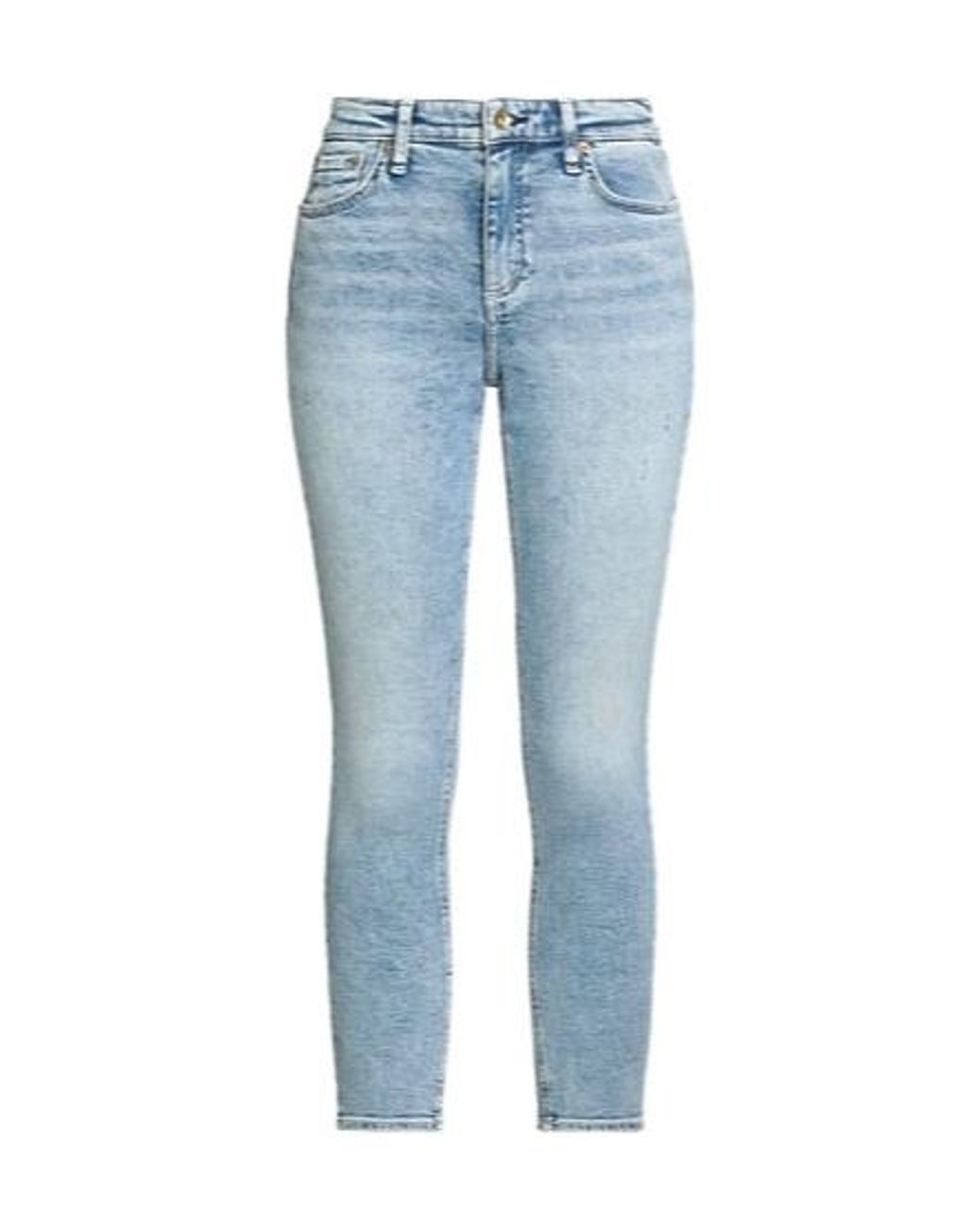 Rag & Bone Blue Light-Colored Skinny Jeans
