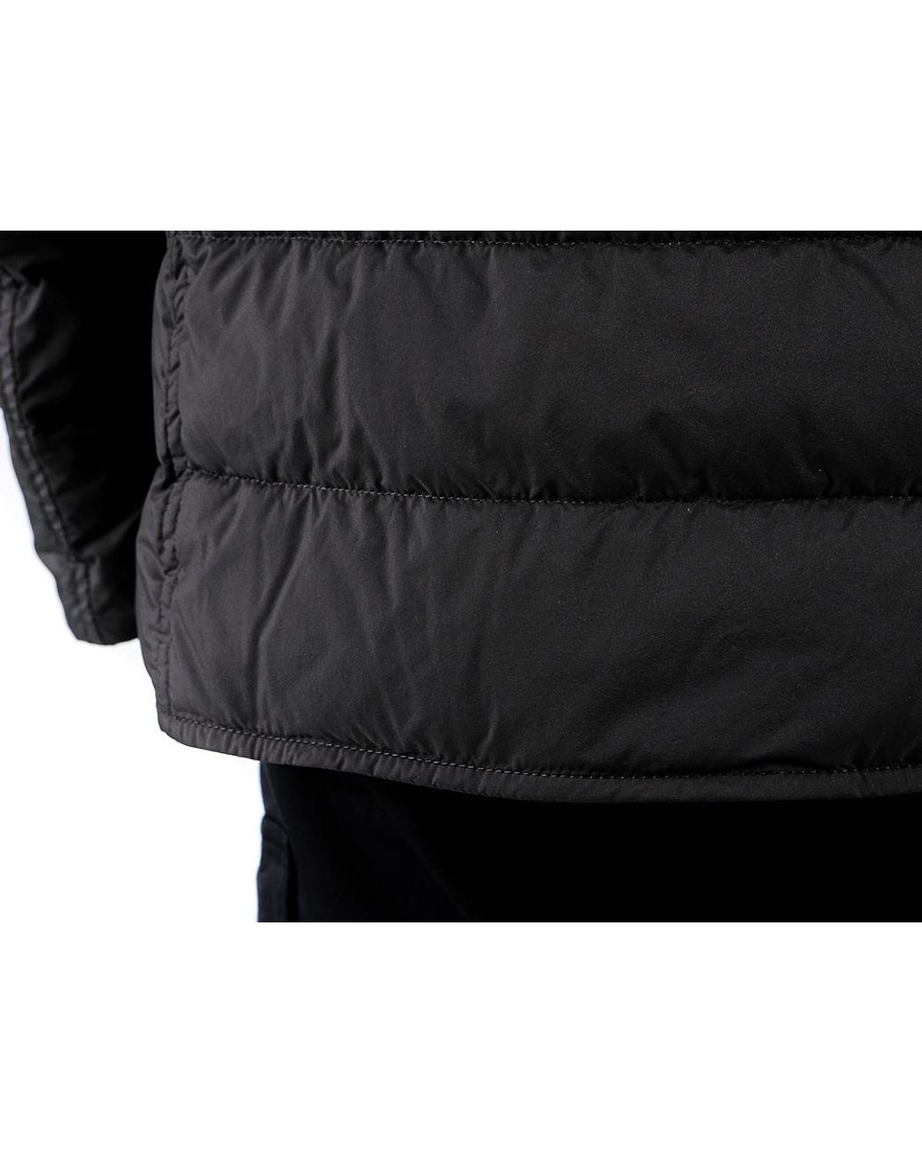 Herno Gray La Giacca High Neck Quilted Coat for men