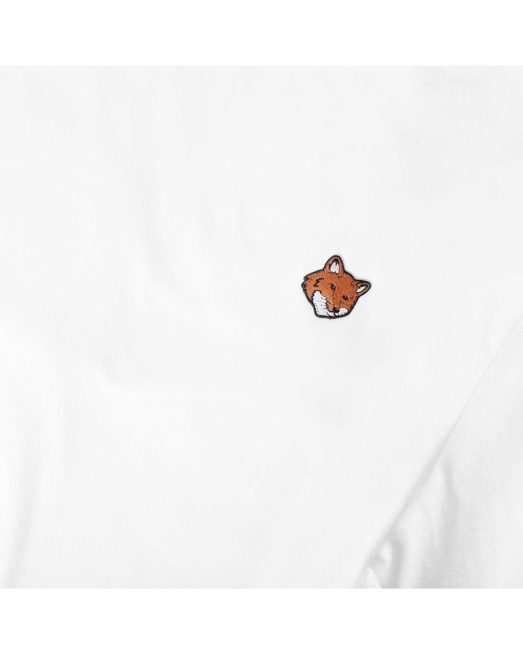 Maison Kitsuné White Oversizedfit Tshirt for men