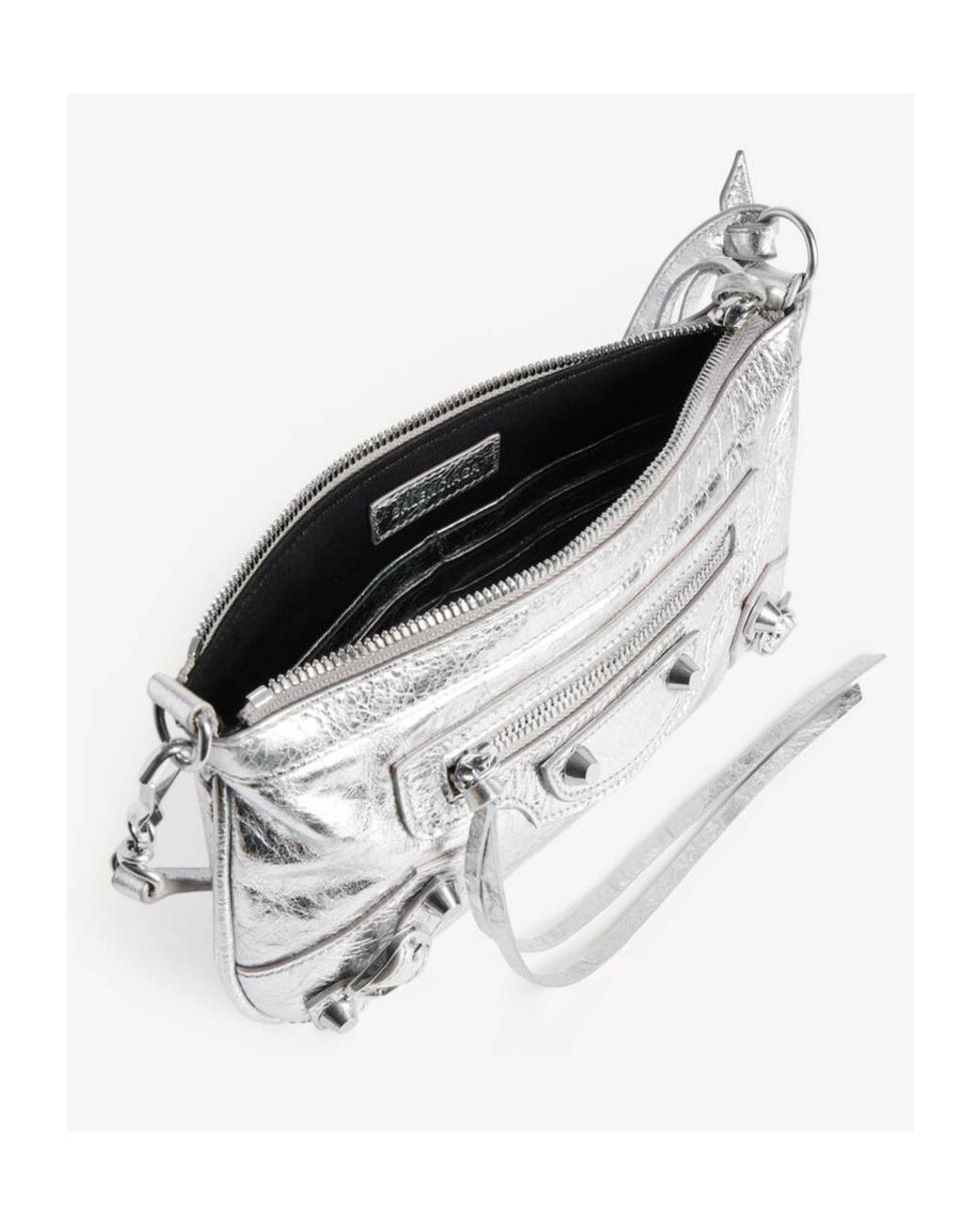 Balenciaga White Le City Pouch On Strap
