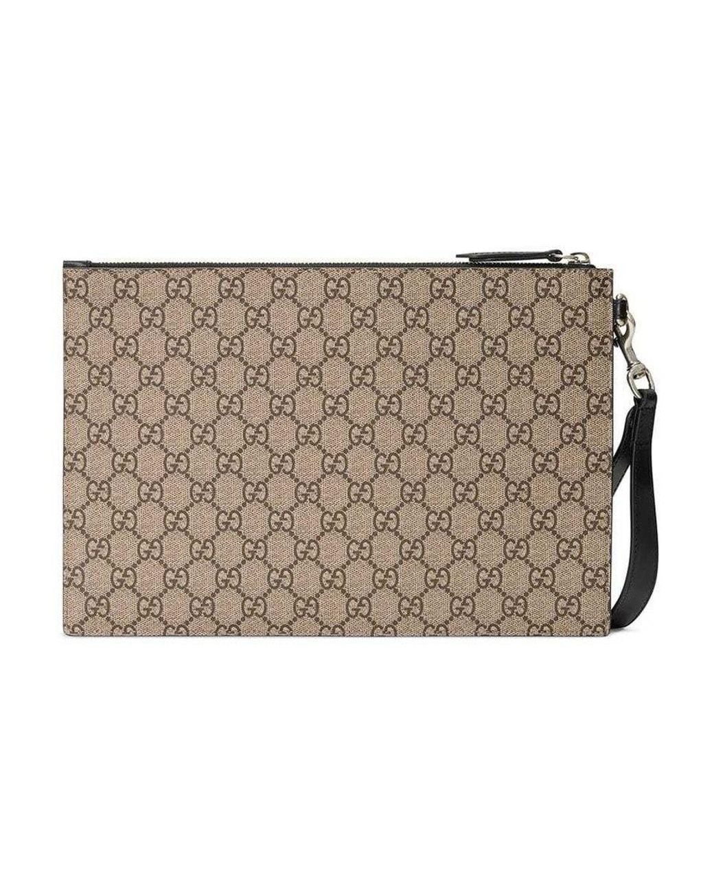 Gucci Metallic Gg Pouch With Kingsnake for men
