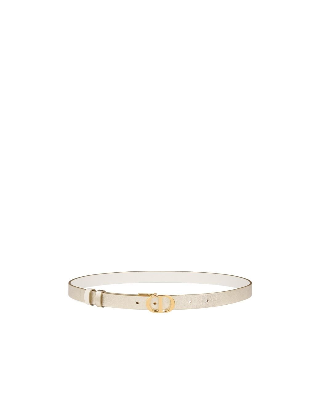 Dior White 30 Montaigne Reversible Belt