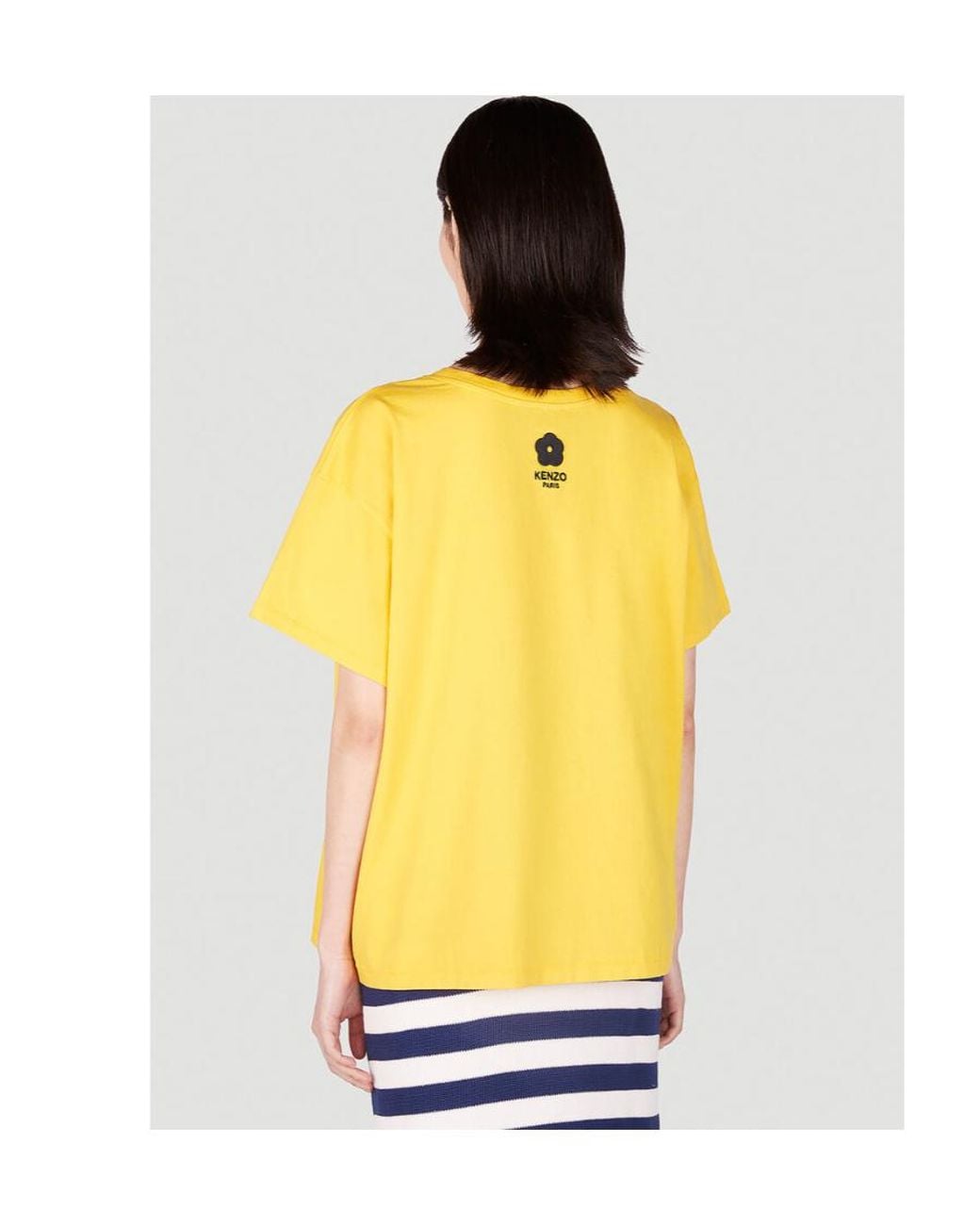 KENZO Yellow Embroidered Logo T-Shirt