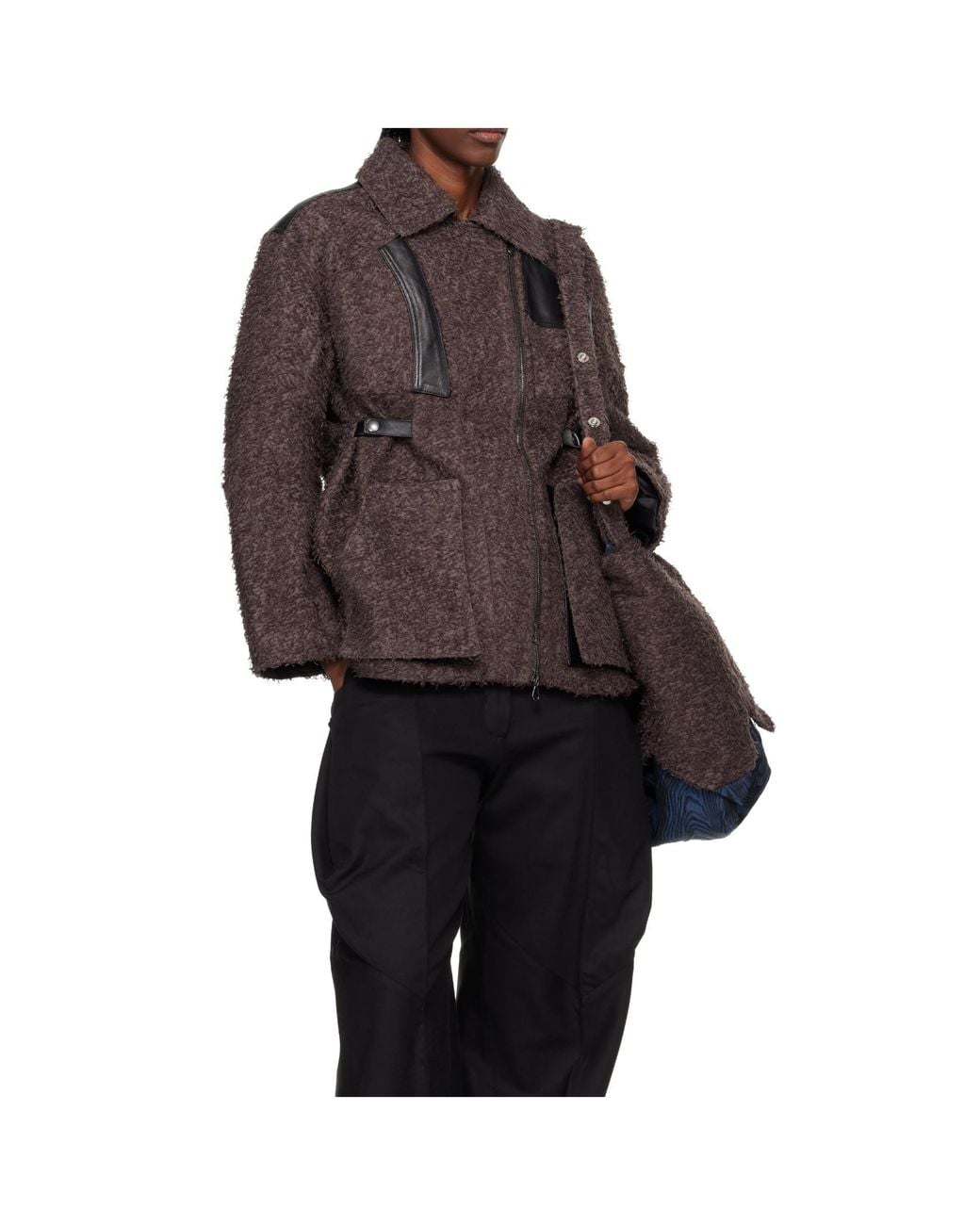 Kiko Kostadinov Brown Wertmuller Coat