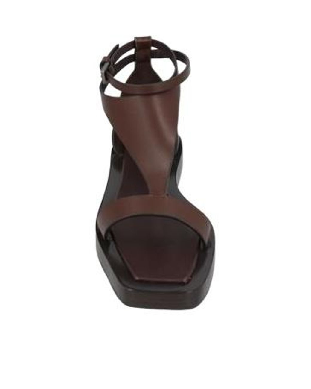 Max Mara Brown Plain Colour Sandals