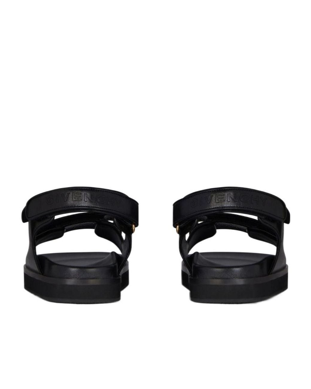 Givenchy Black 4G Strap Sandals