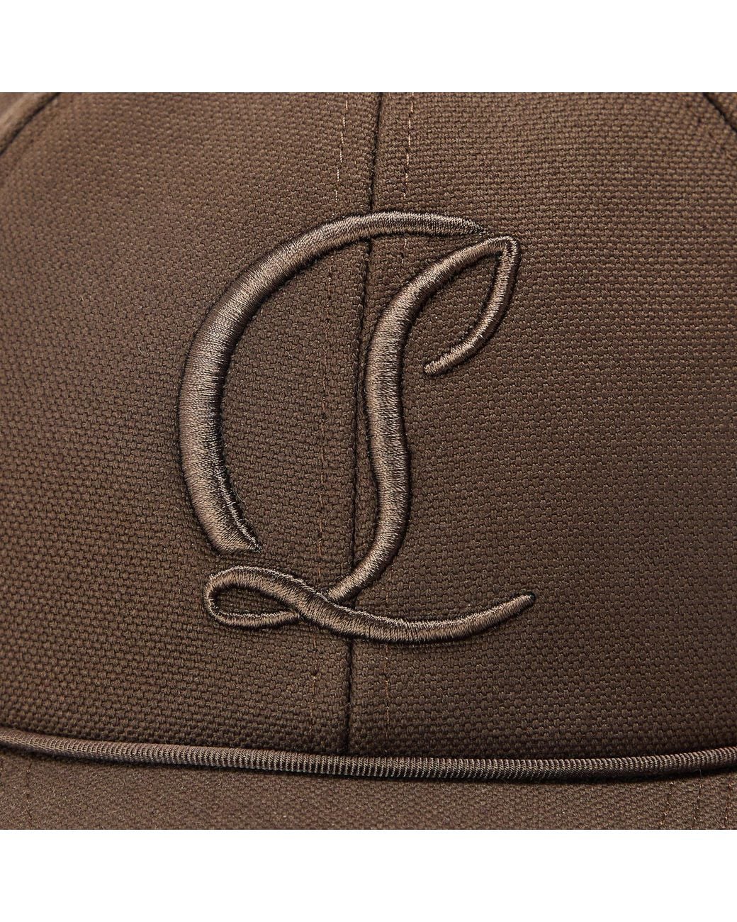 Christian Louboutin Brown Baseball Cap for men