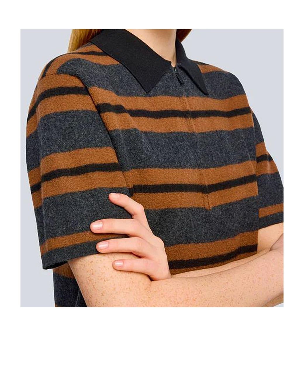 Semicouture Black Polo Shirt