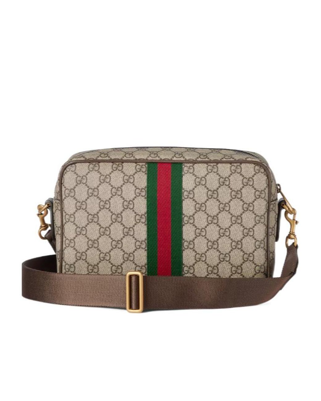 Gucci Gray Ophidia Medium Crossbody Bag for men