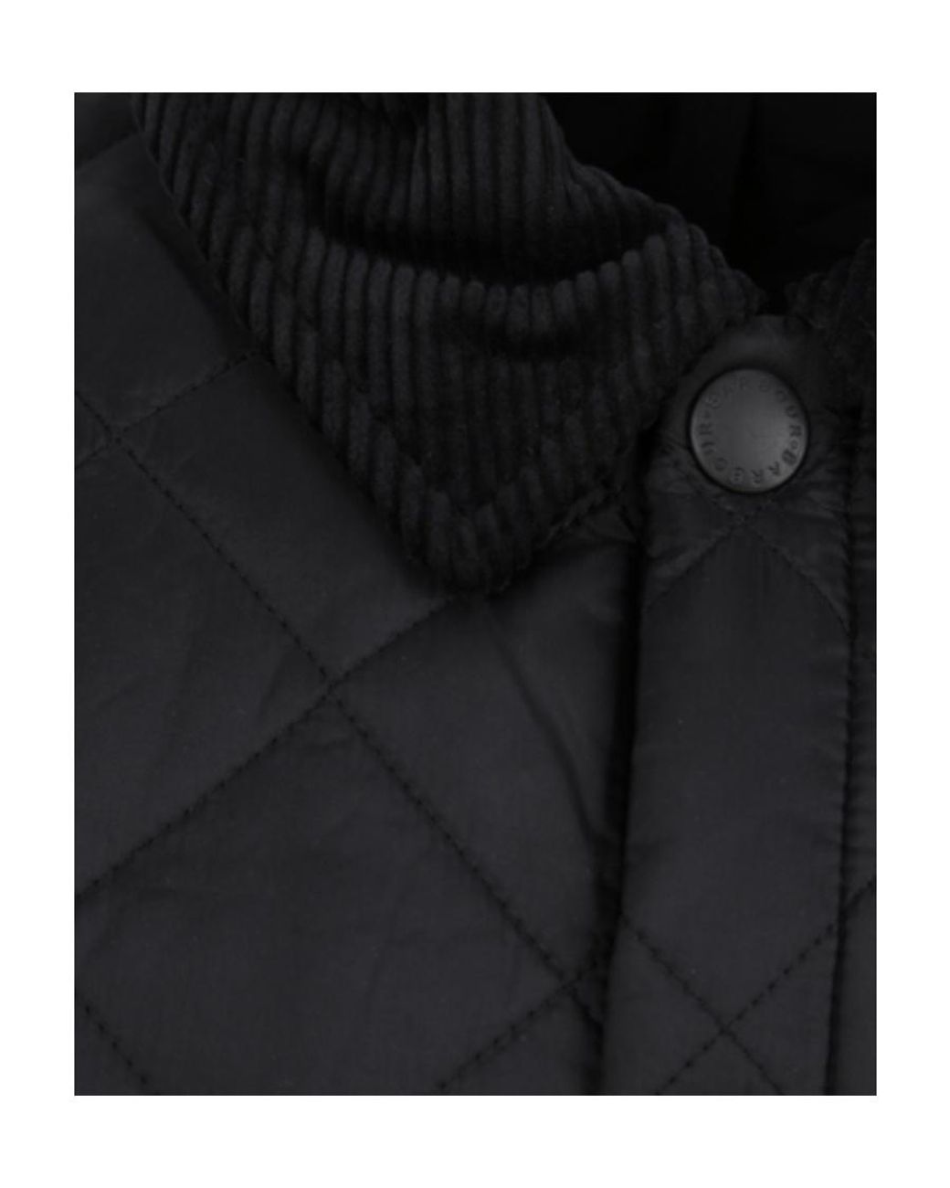 Barbour Black Heritage Liddesdale Quilted Jacket for men