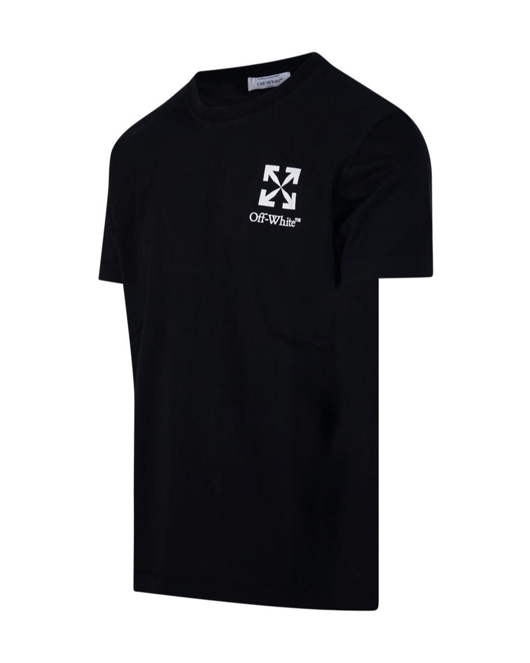 Off-White c/o Virgil Abloh Black Small Arrow Slim T-Shirt for men