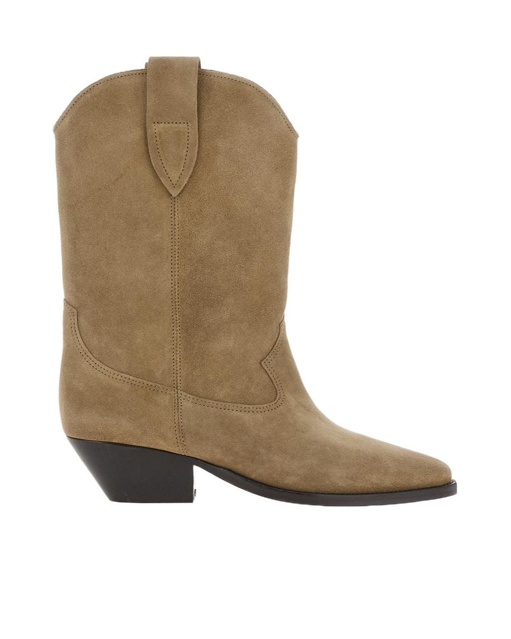Isabel Marant Natural Duerto Pointed-Toe Cowboy Boots