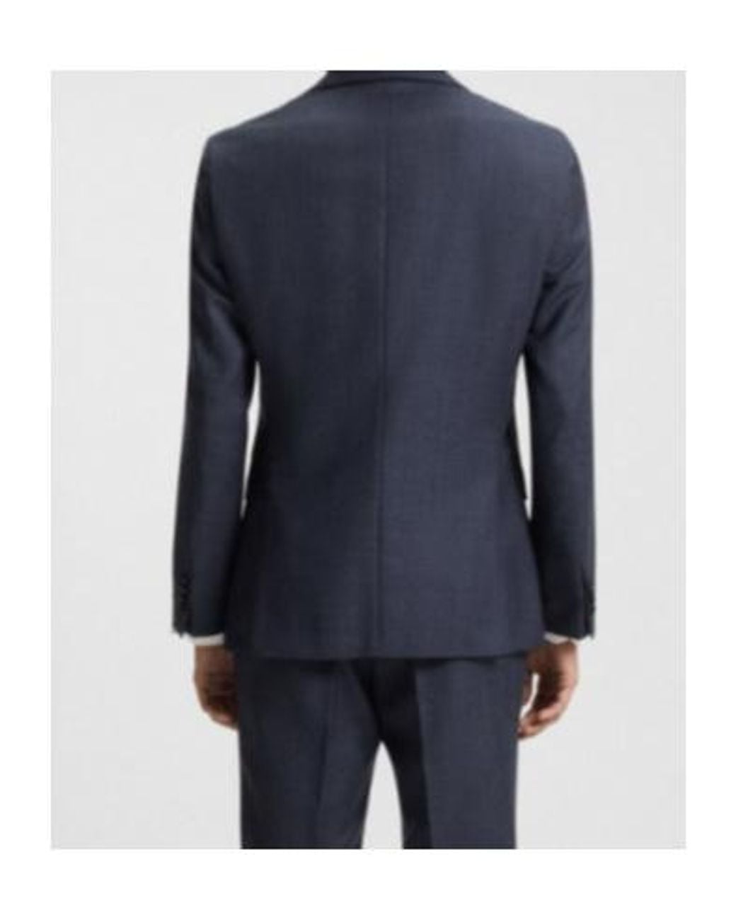 Boss Blue Long-Sleeved Suit Jacket for men