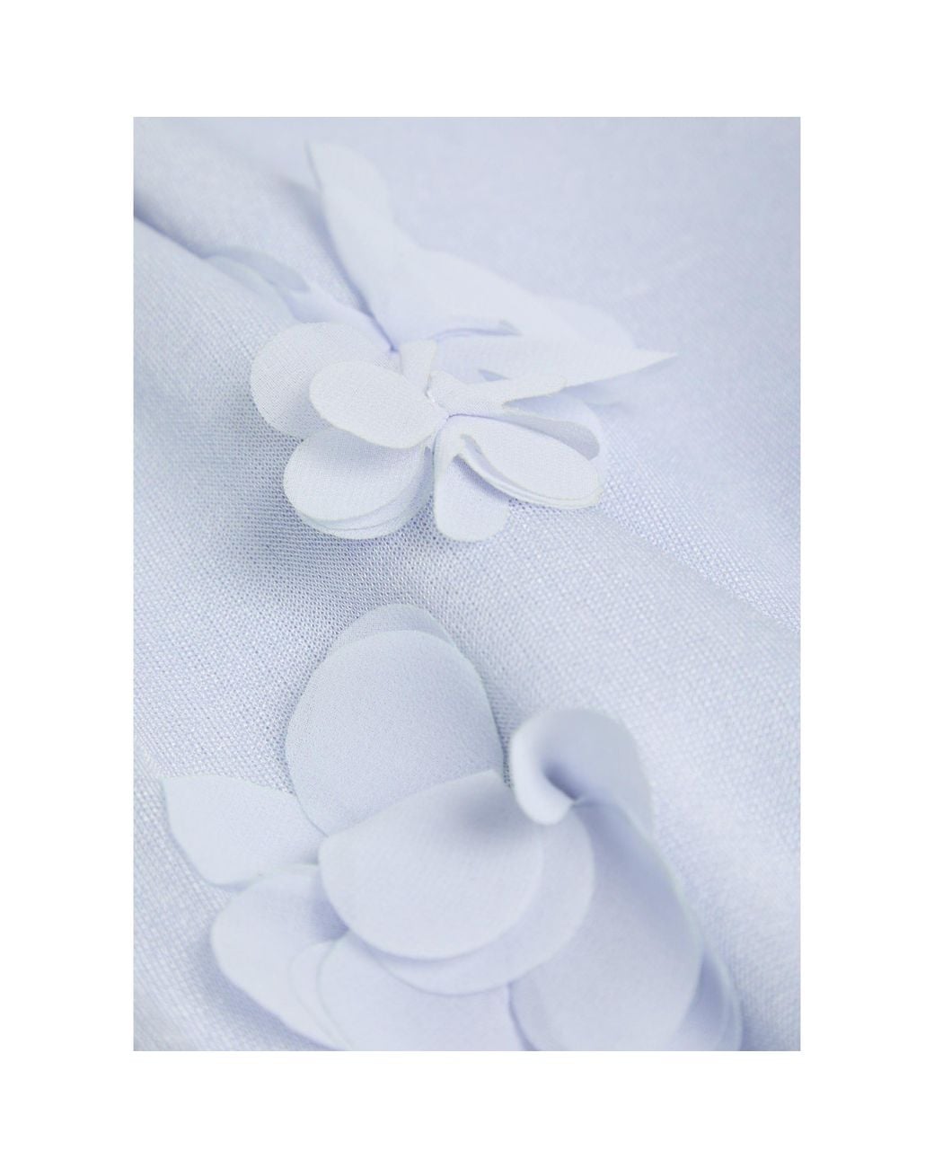 Jonathan Simkhai Blue Floral-Appliqué Midi Dress