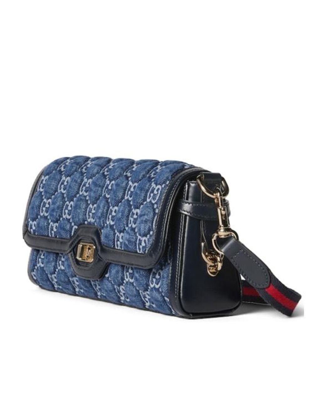 Gucci Blue Luce Small Shoulder Bag