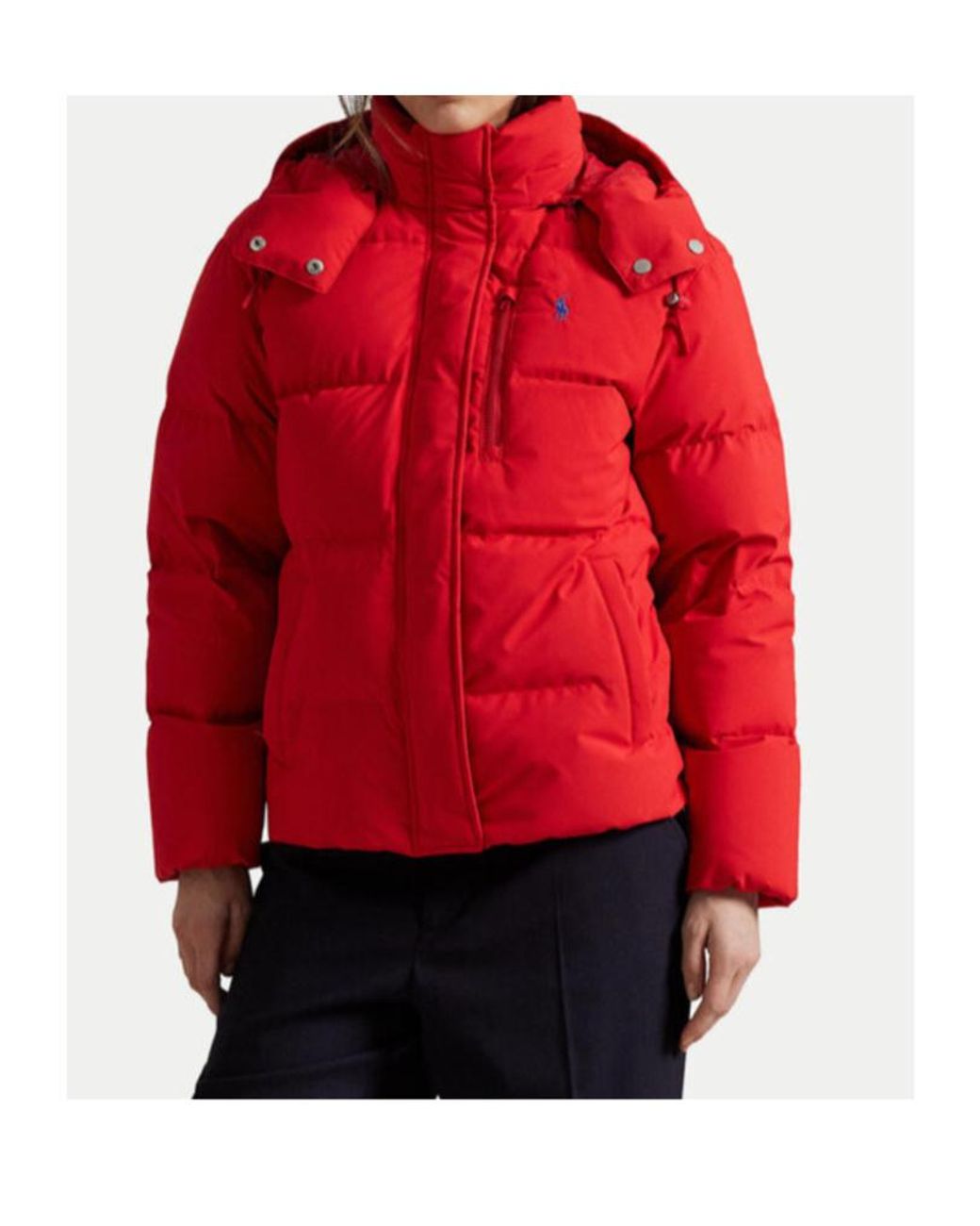 Polo Ralph Lauren Pink Quilted Hooded Down Jacket