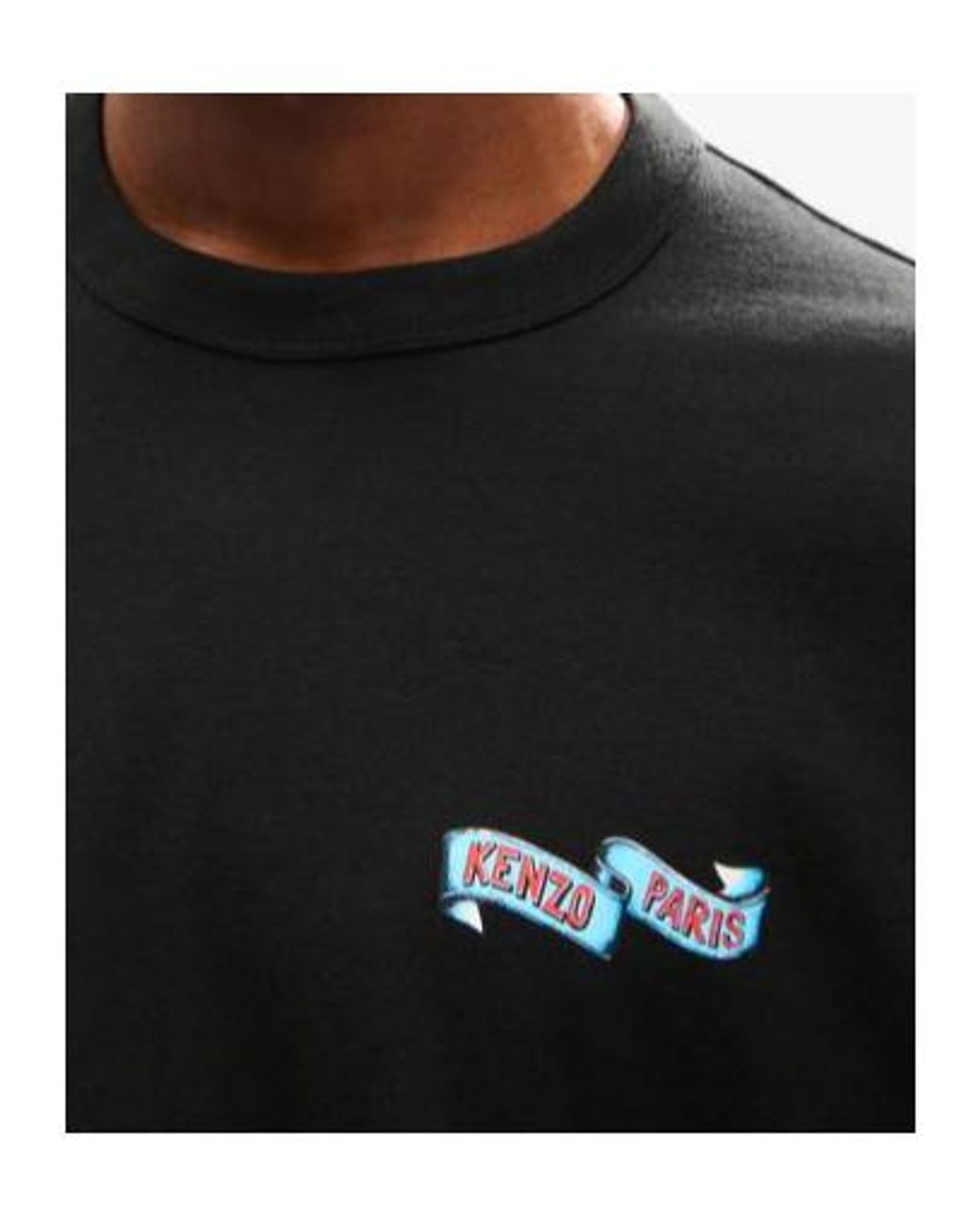KENZO Black Jumping Tiger' Long Sleeves T-Shirt for men