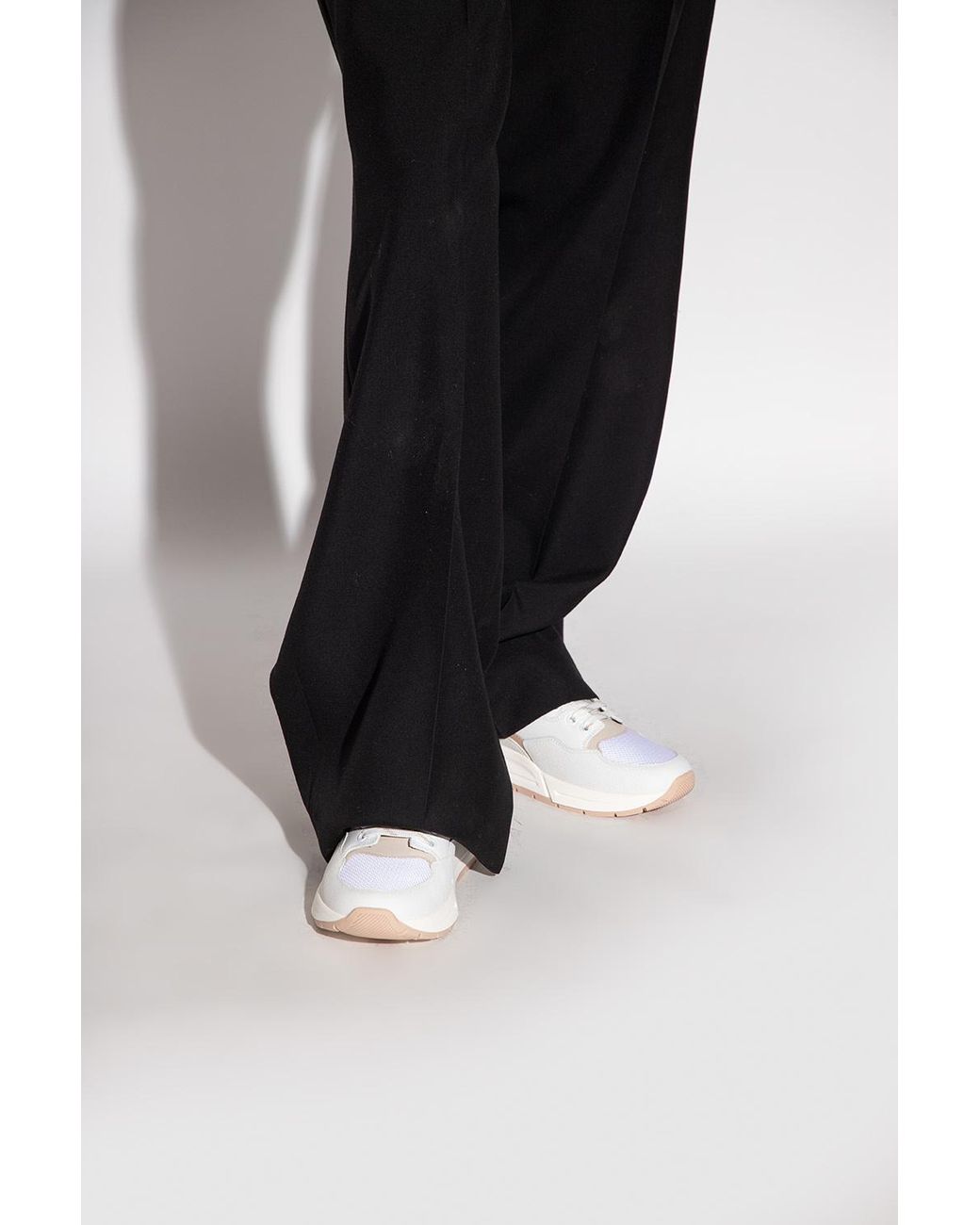 Ferragamo White Ferragamo Cosma Low -Top Sneakers