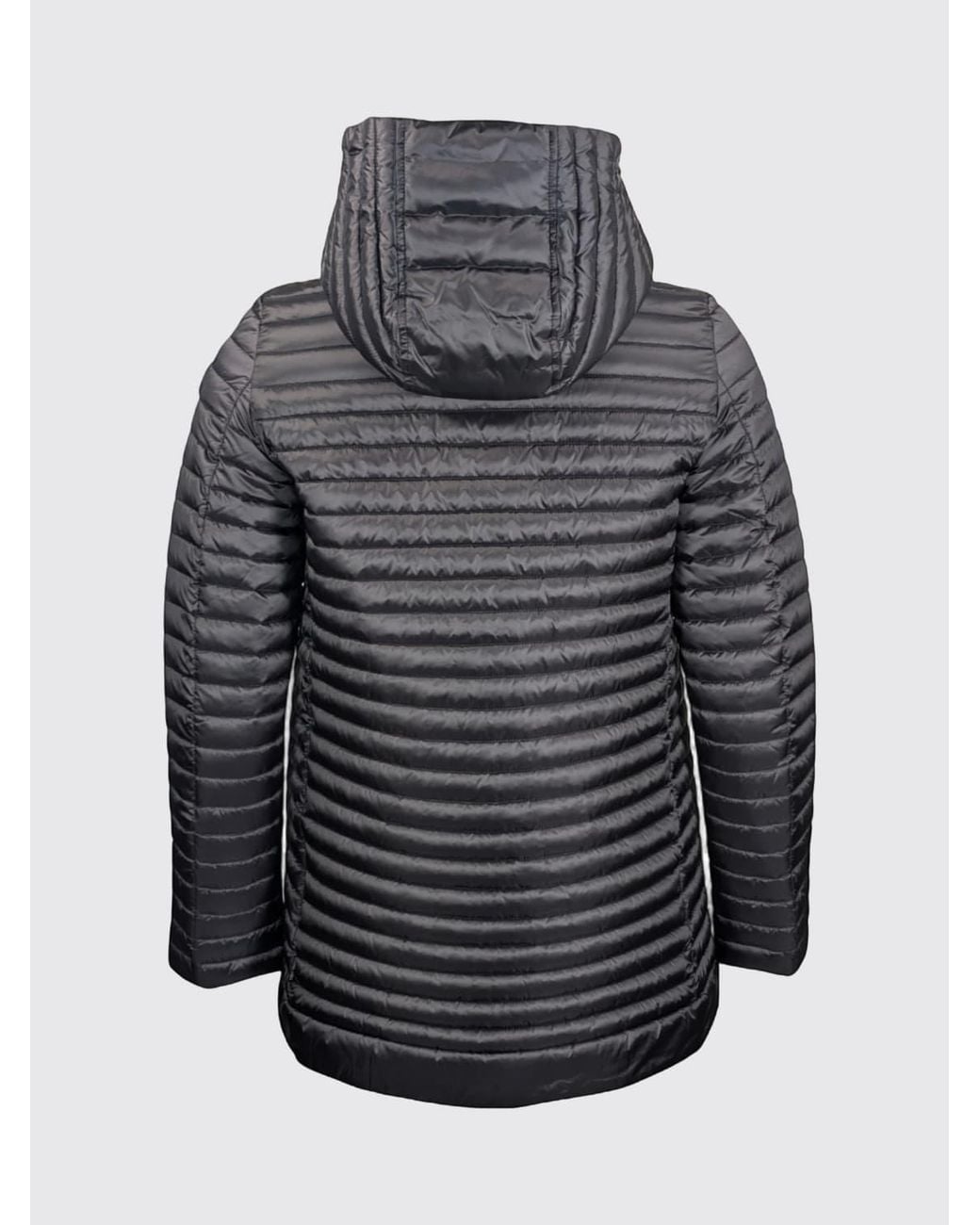 Save The Duck Gray Hooded Jacket