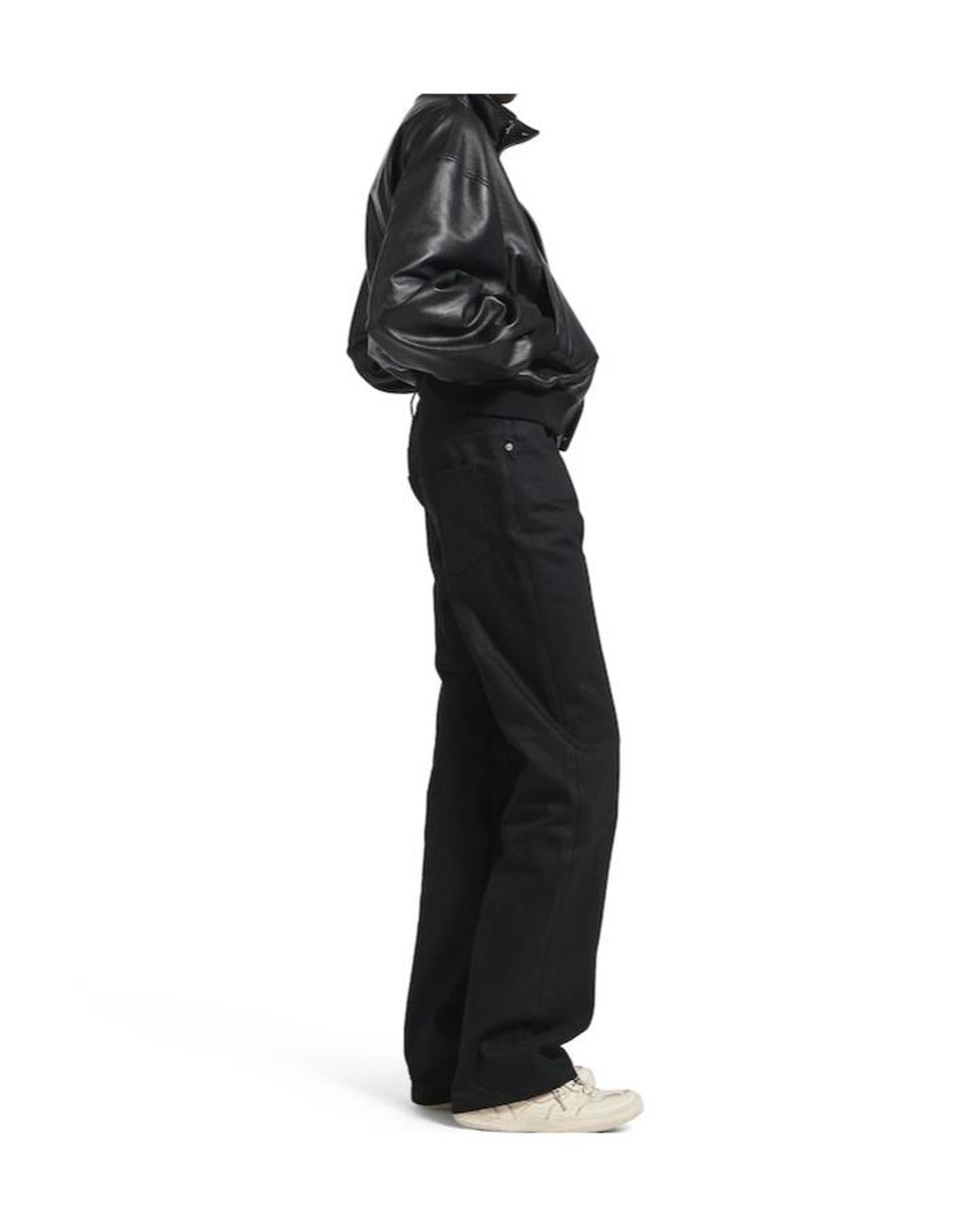 Balenciaga Black Straight-Leg Jeans