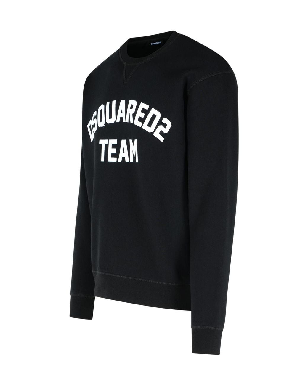 DSquared² Black Logo Printed Crewneck Sweatshirt for men