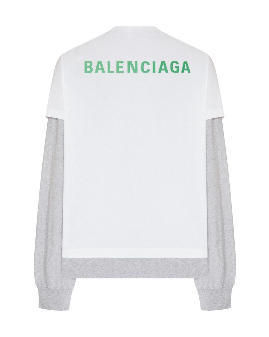 Balenciaga White Double Oversized T-Shirt for men