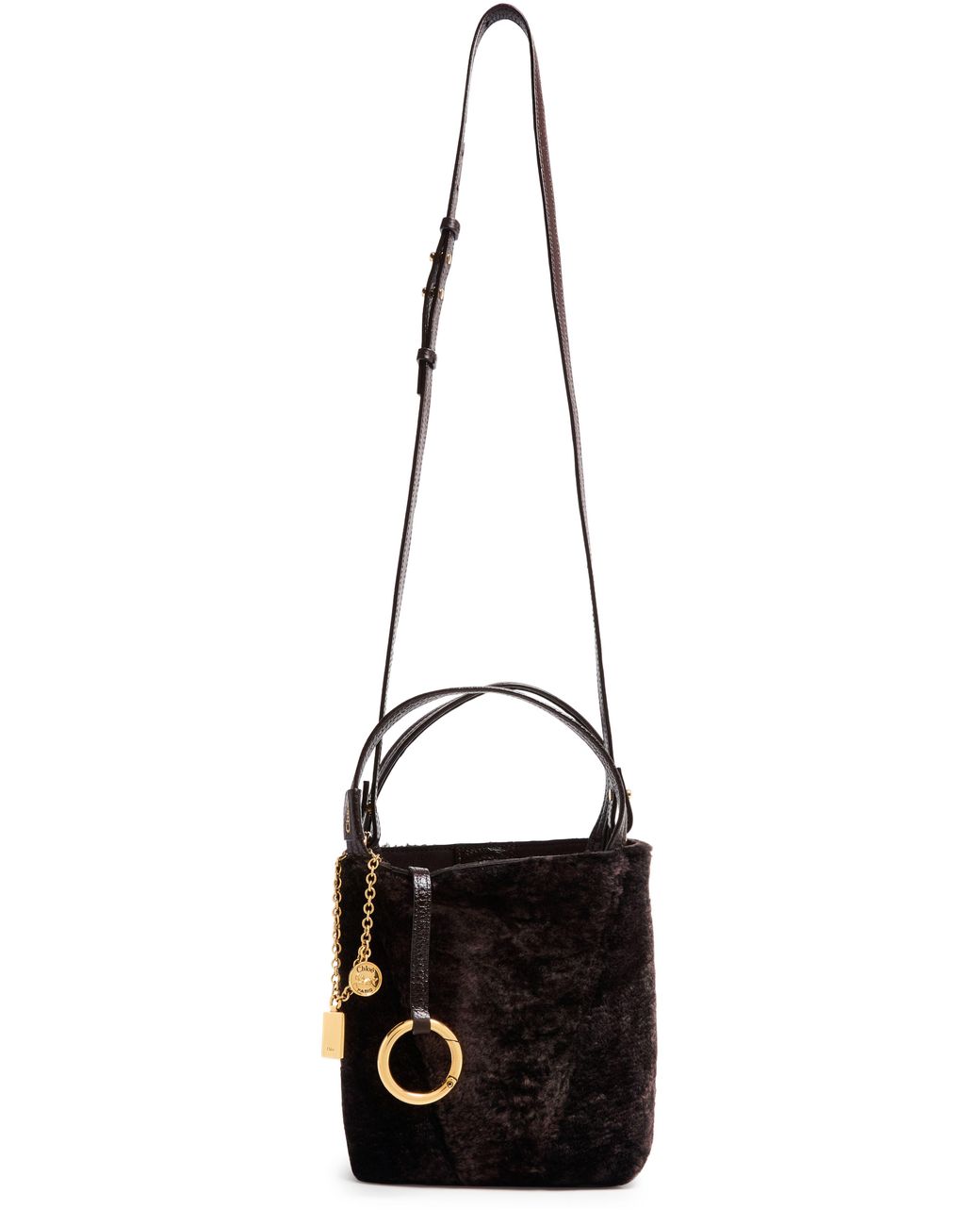 Chloé Black Spin Tote Bag