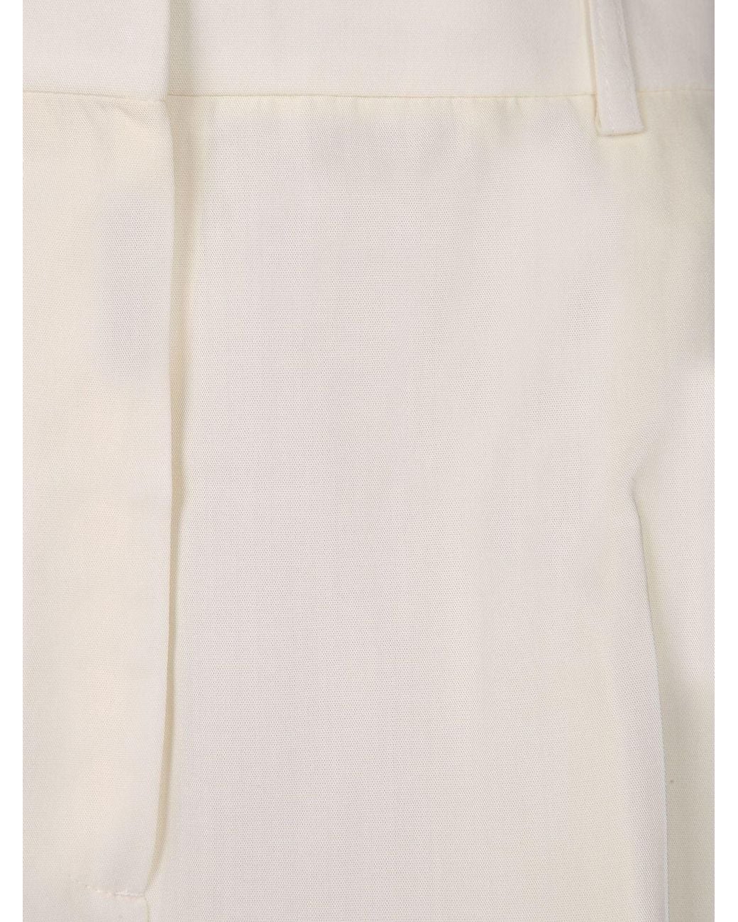 Totême White Totême High-Waist Trousers