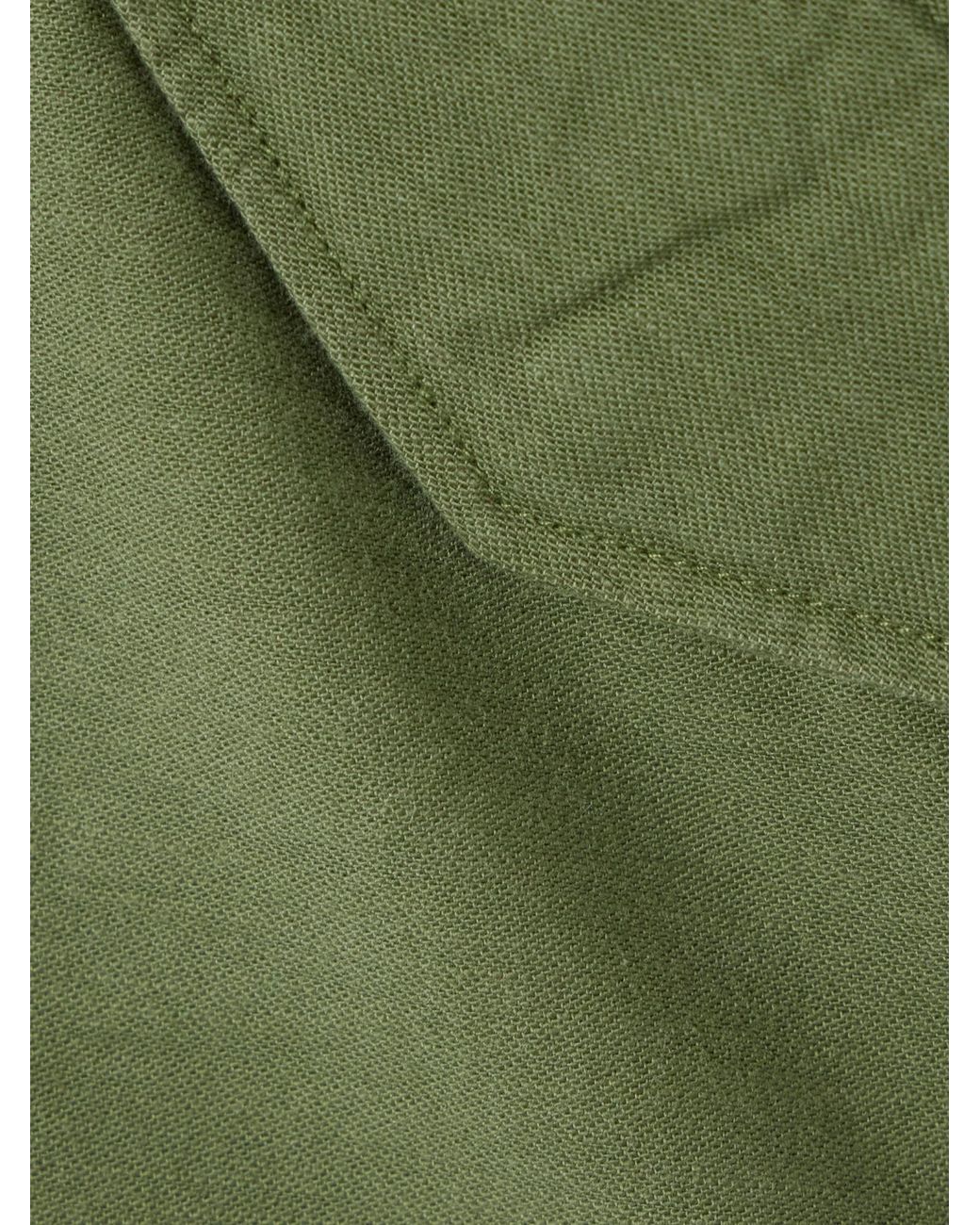 R13 Green Work Shorts