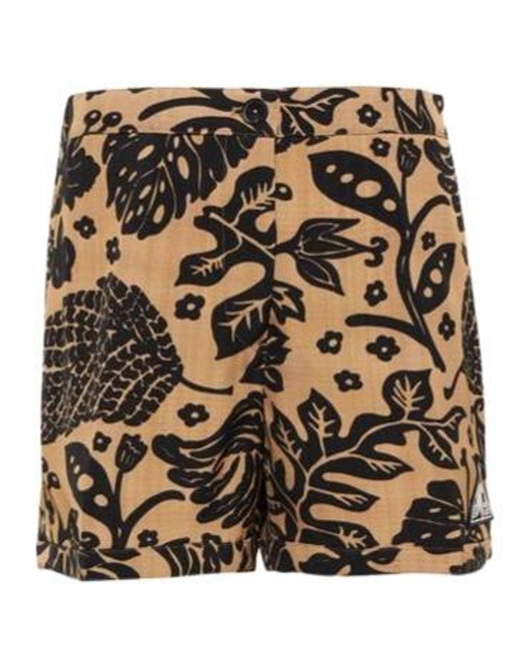 Jil Sander Black Printed Shorts