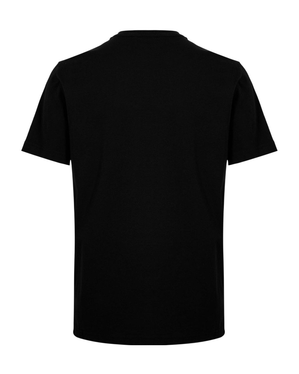 Moncler Black Crew-Neck Cotton T-Shirt for men