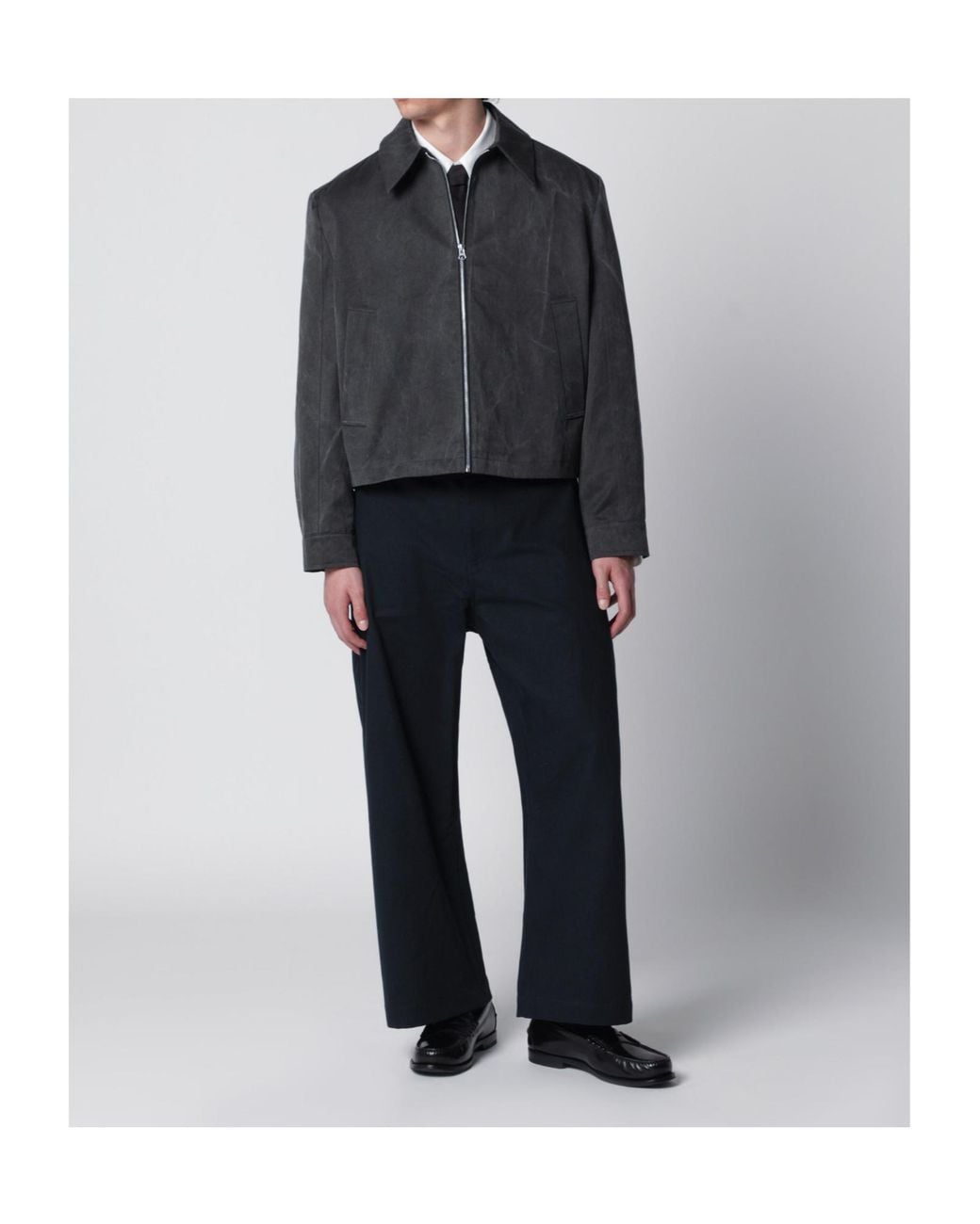 Séfr Blue Zipper Jacket for men