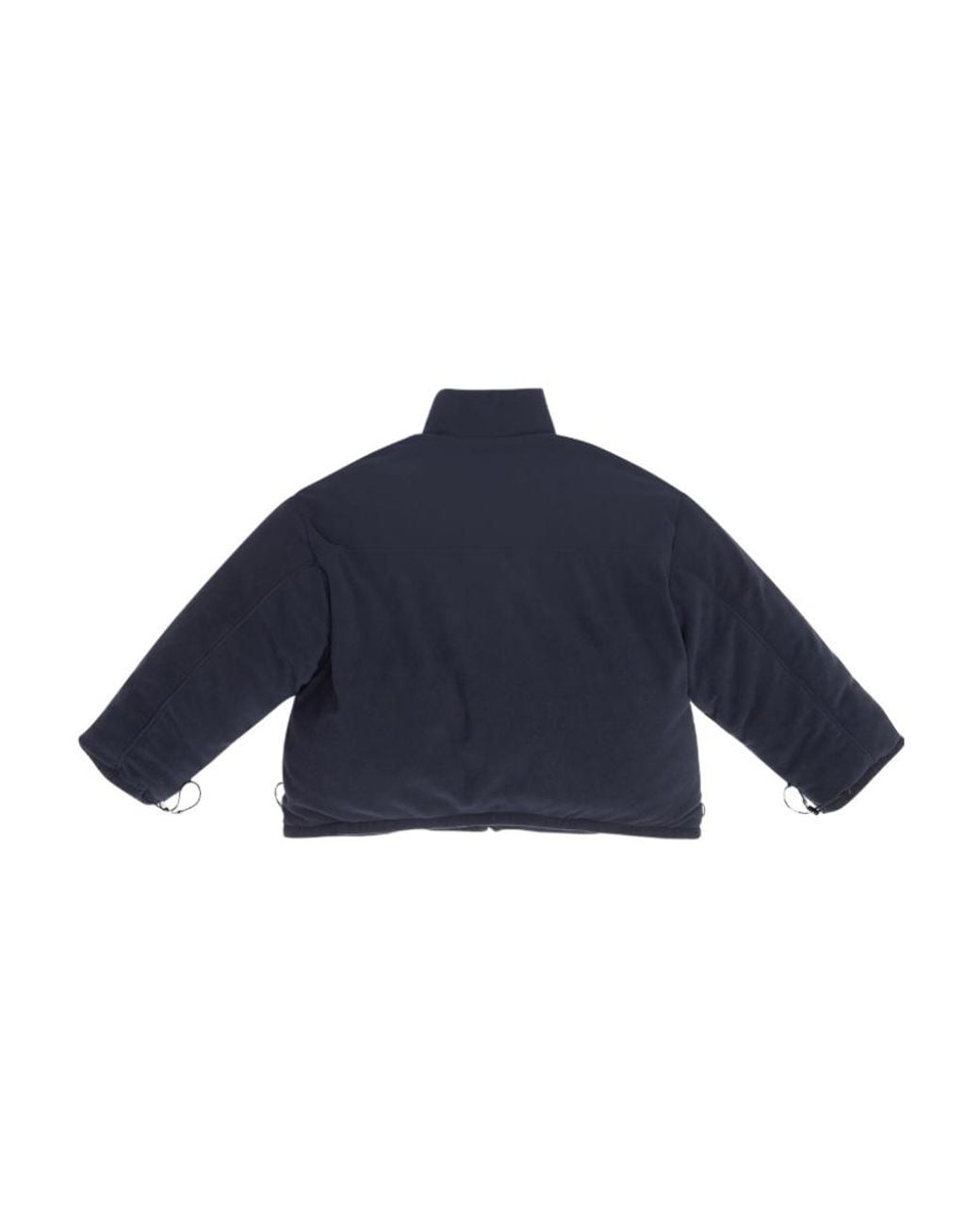 Balenciaga Blue Bb Paris Icon Reversible Puffer Jacket for men