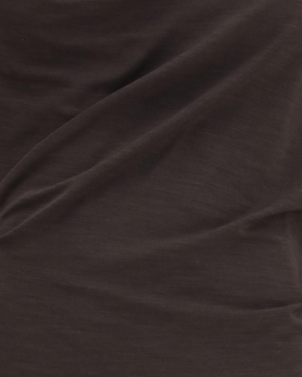 Brunello Cucinelli Black Techno Wool Jersey Draped Dress With Monili