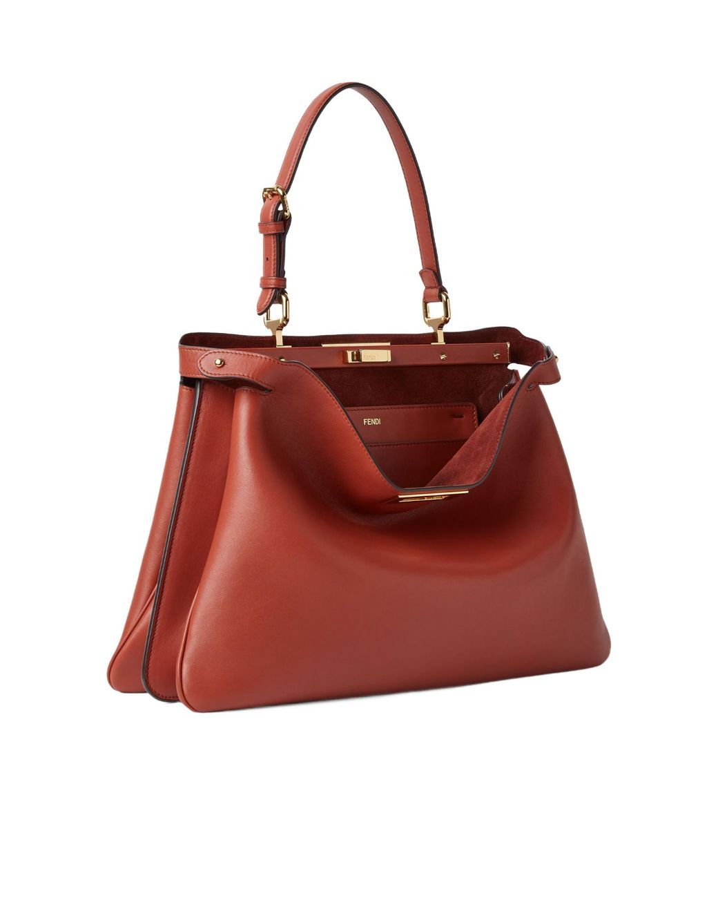 Fendi Red Sienna Leather Bag
