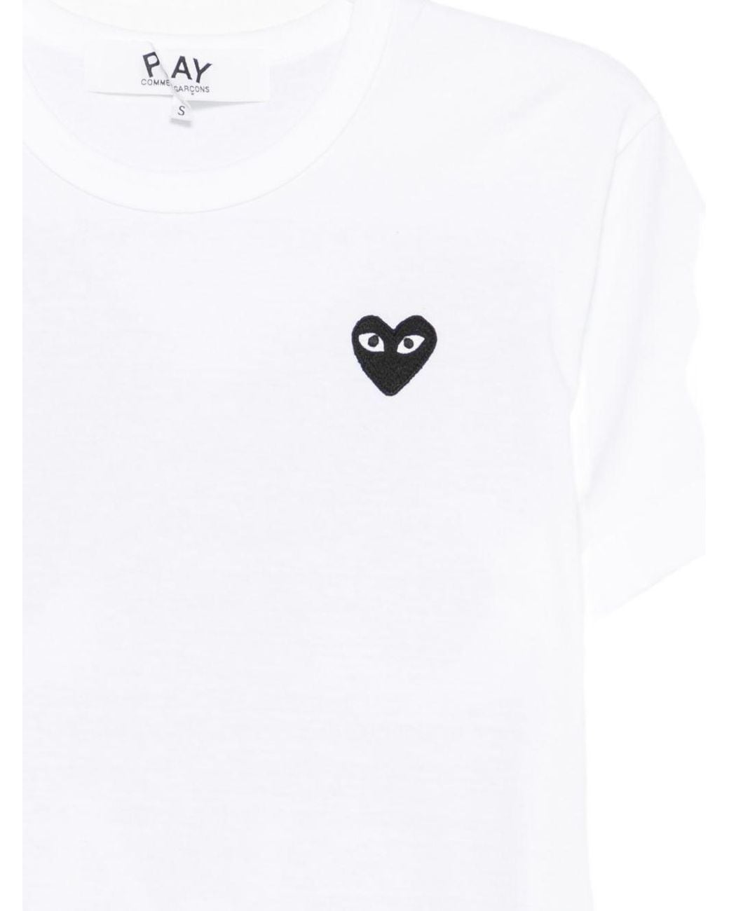 Comme des Garçons White Short-Sleeved T-Shirt