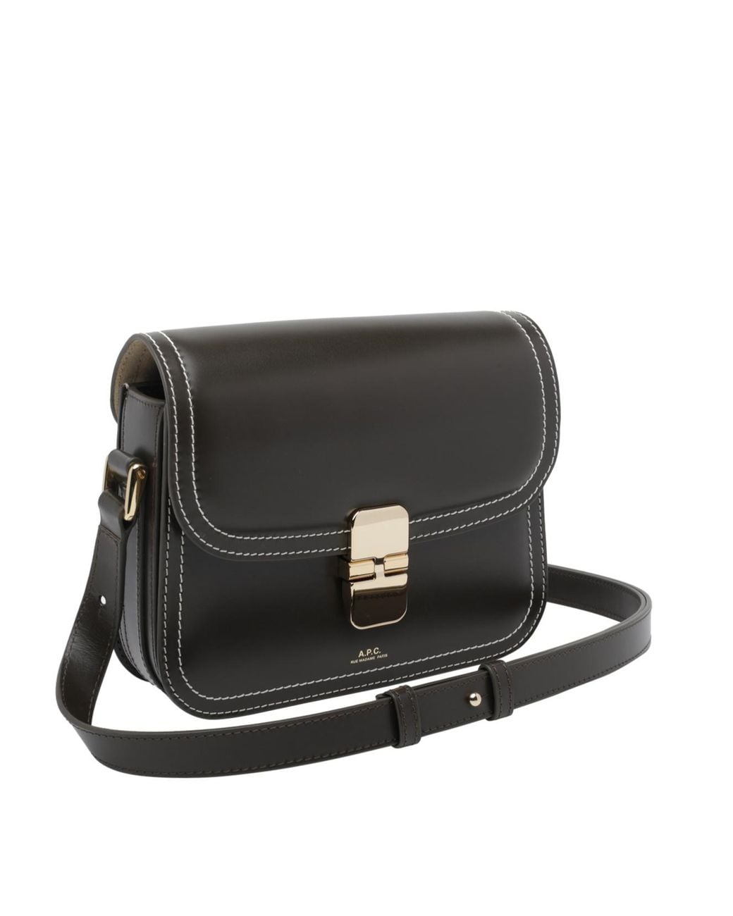 A.P.C. Black Grace Small Crossbody Shoulder Bag