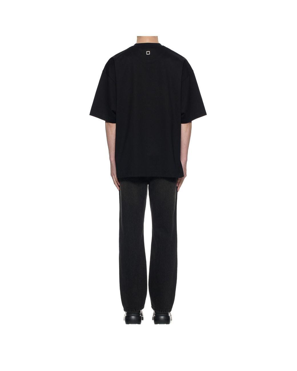 Wooyoungmi Black Over Size T-Shirt for men