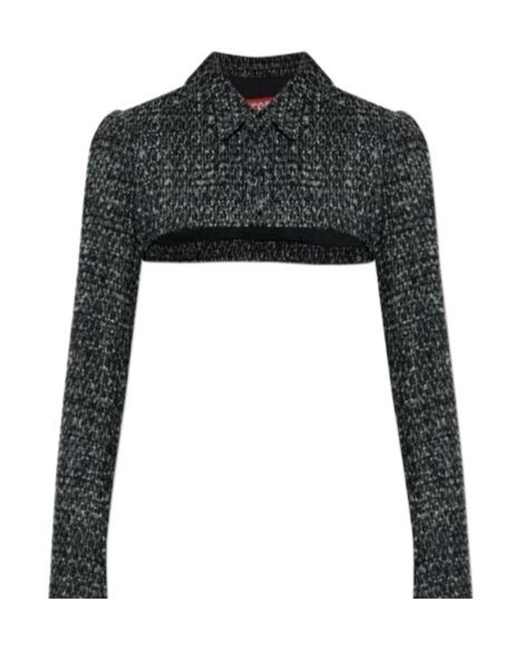 DIESEL Black G-Anne Cropped Jacket