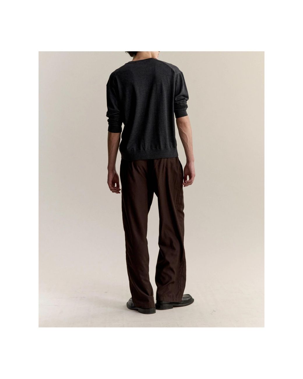 Maison Kitsuné Black Fox-Patch Cardigan for men