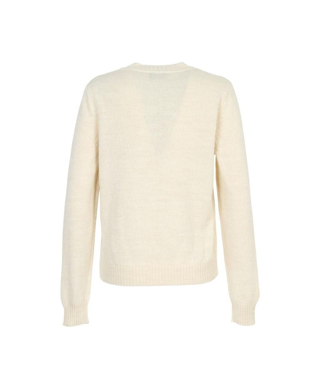 Weekend by Maxmara White Wkdnitra Motif Intarsia Knitted Jumper