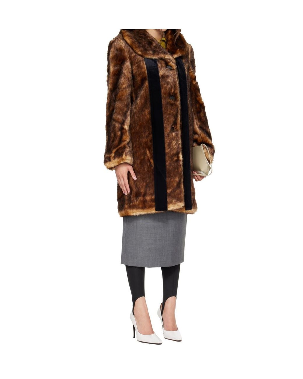 ShuShu/Tong Brown Lapel Coat