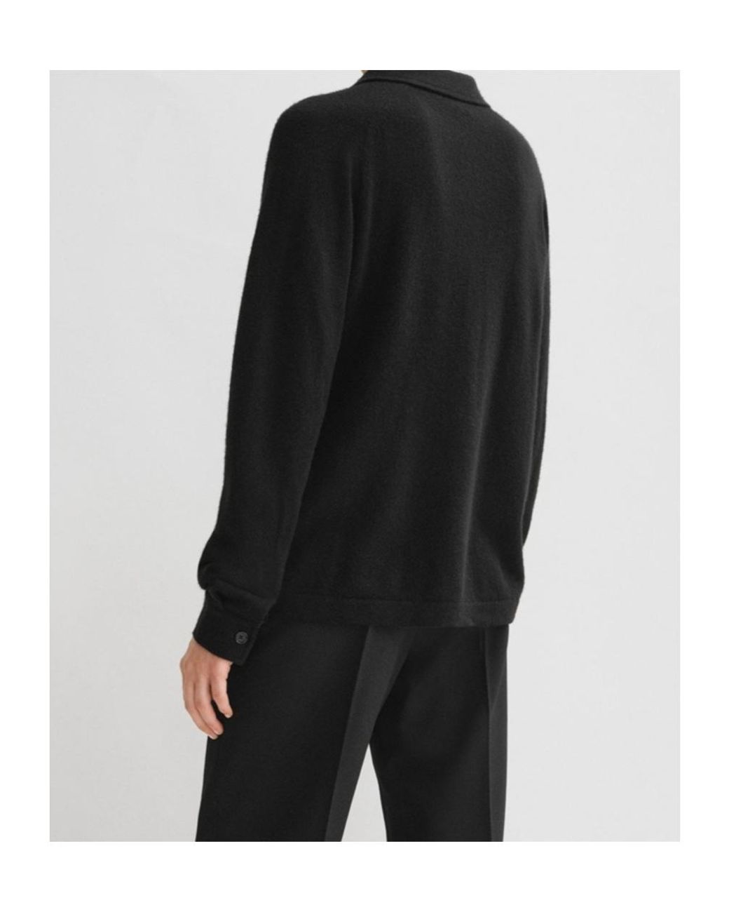 Totême Black Totême Button Up Knitted Shirt