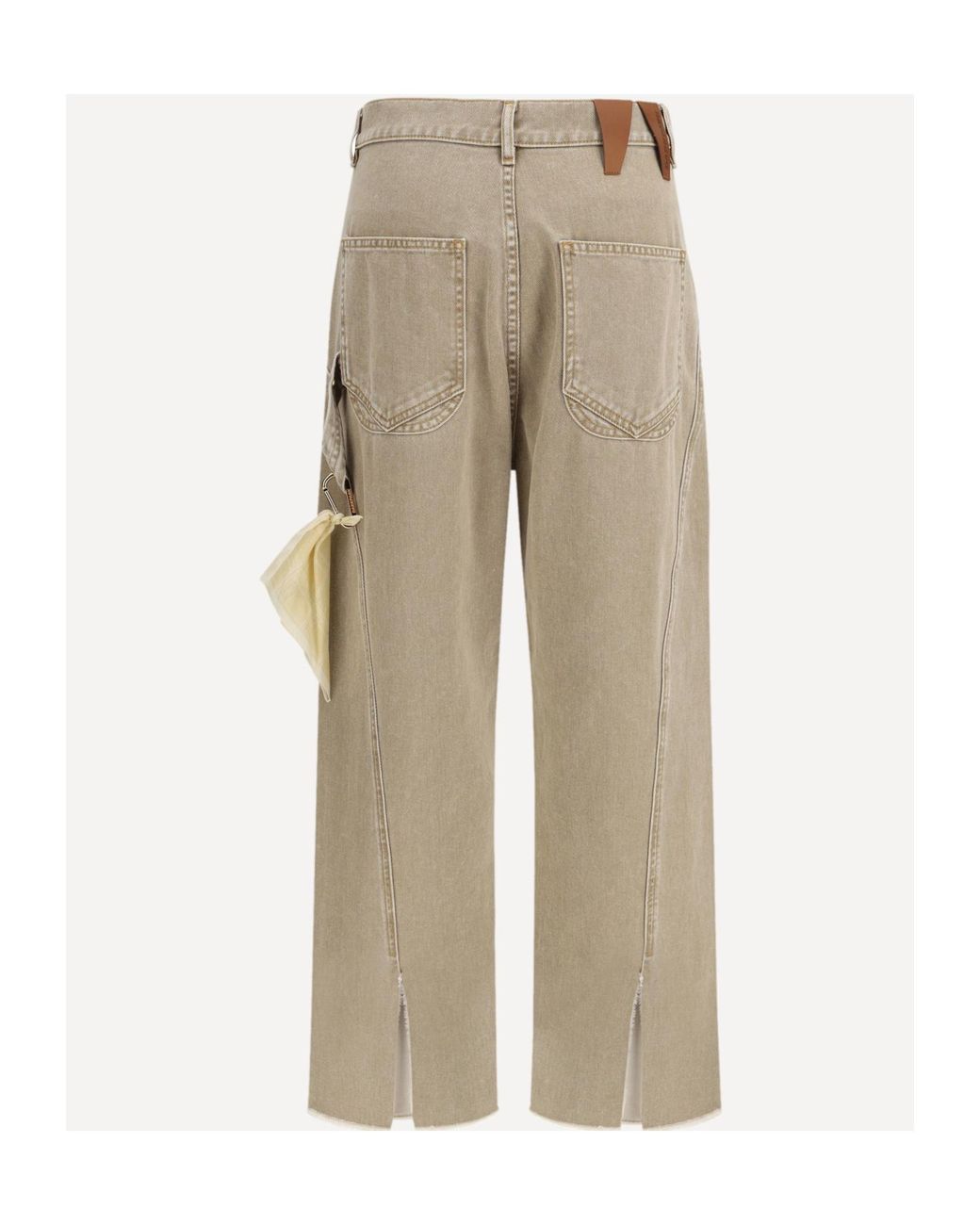 DARKPARK Natural Sienna Loose Side Split Jeans