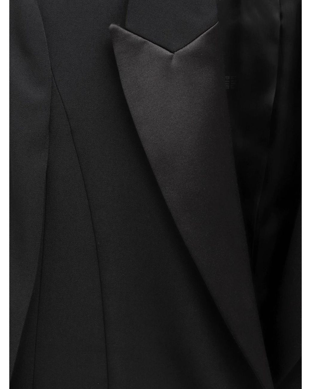 Givenchy Black Single Breasted Tailored Blazer