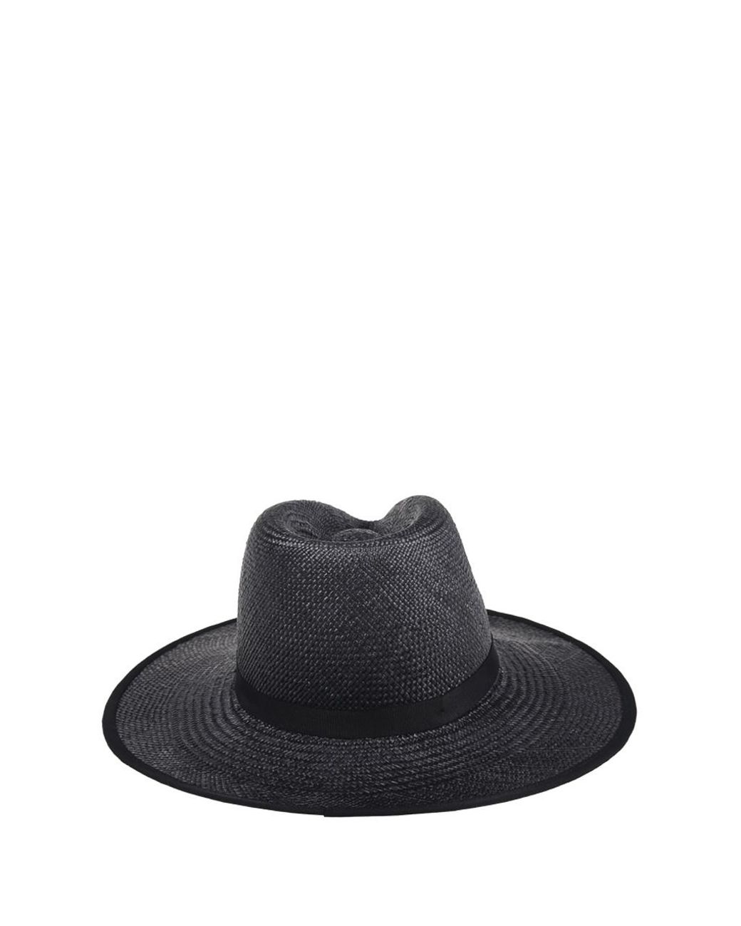 Max Mara Blue Cellula Straw Hat