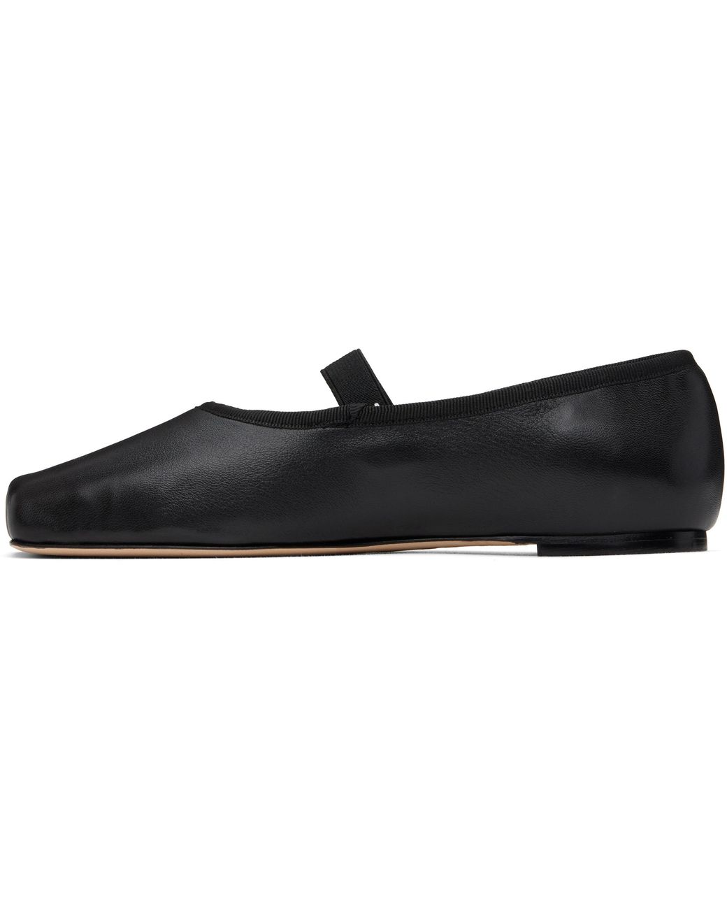Repetto Black Lisbeth Square-Toe Ballet Flats