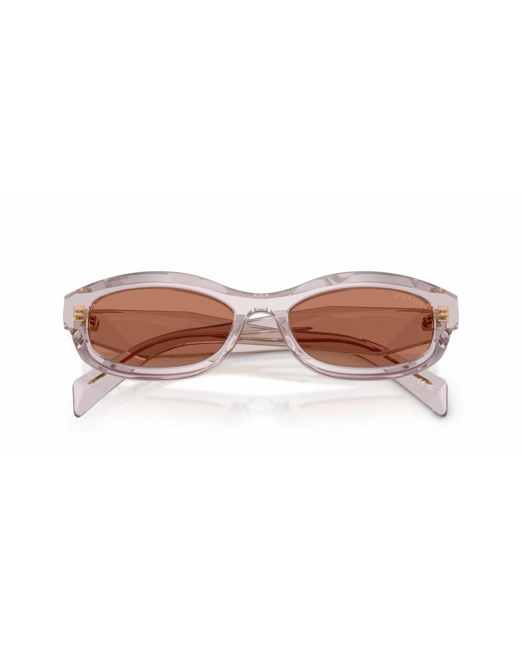Prada Pink Eyewear Pillow Rectangle Frame Sunglasses