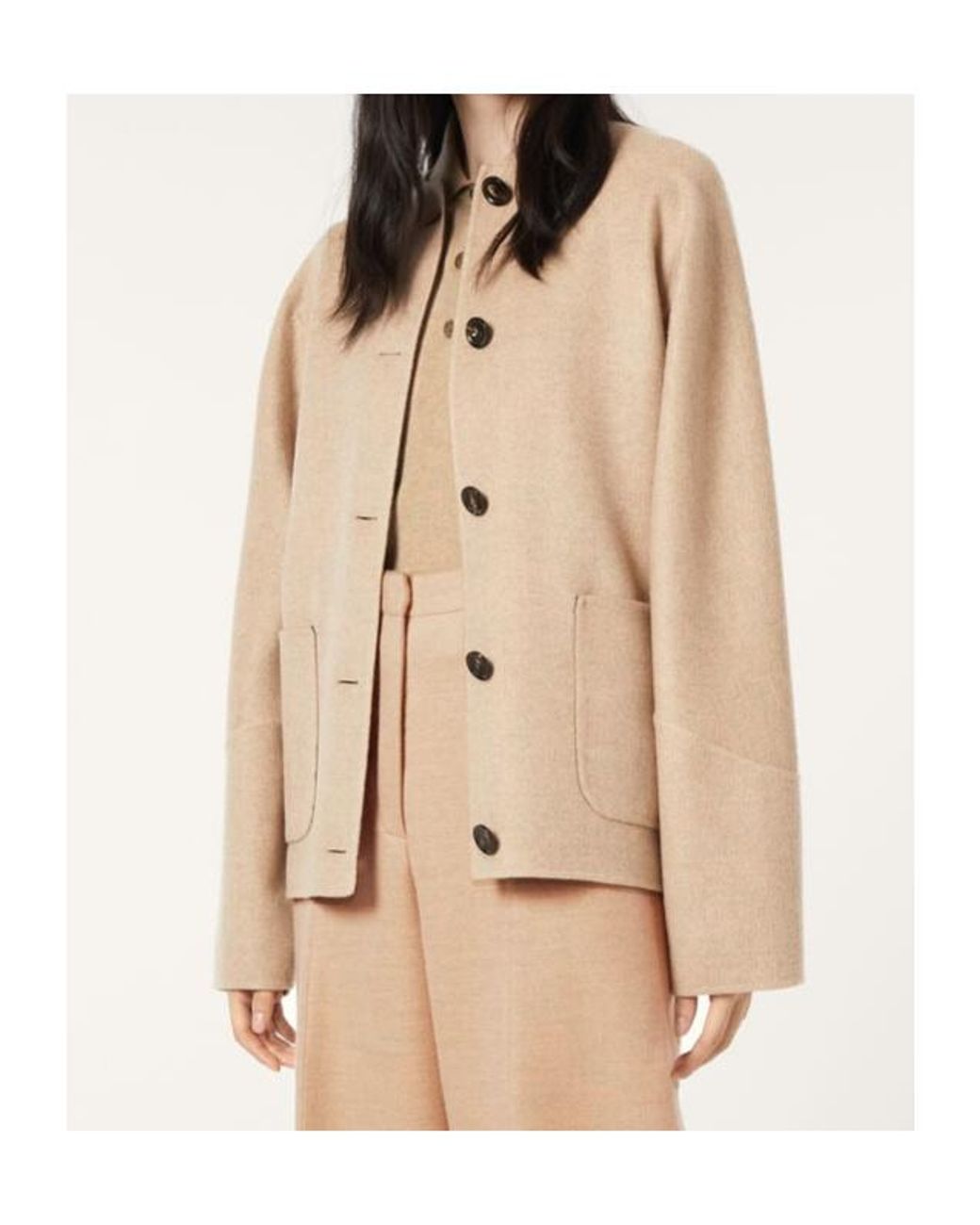 Loro Piana Natural Round-Collar Casual Jacket