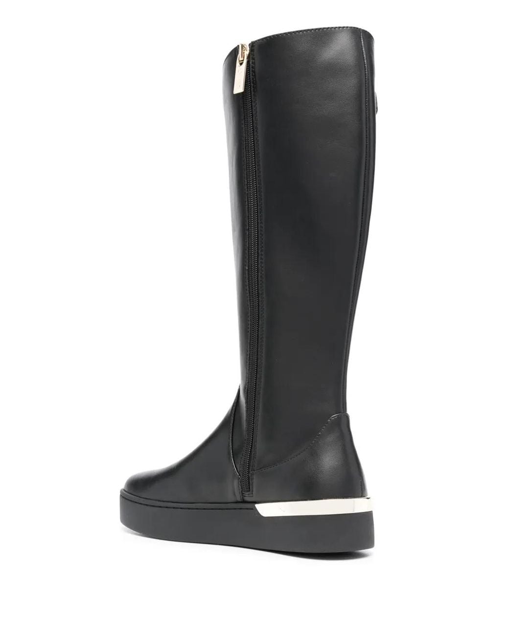 Liu Jo Black Silvia 89 Logo-Print Boots